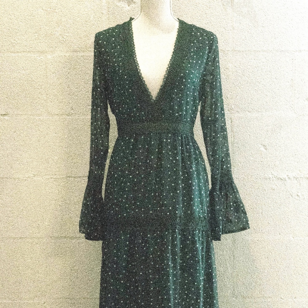 Green Polka Dot Dress